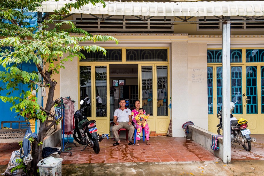 First Finance clients Tha Phon and his wife Tha Phon took out a housing loan to help buy their new house First Finance clients Tha Phon and his wife Tha Phon took out a housing loan to help buy their new house